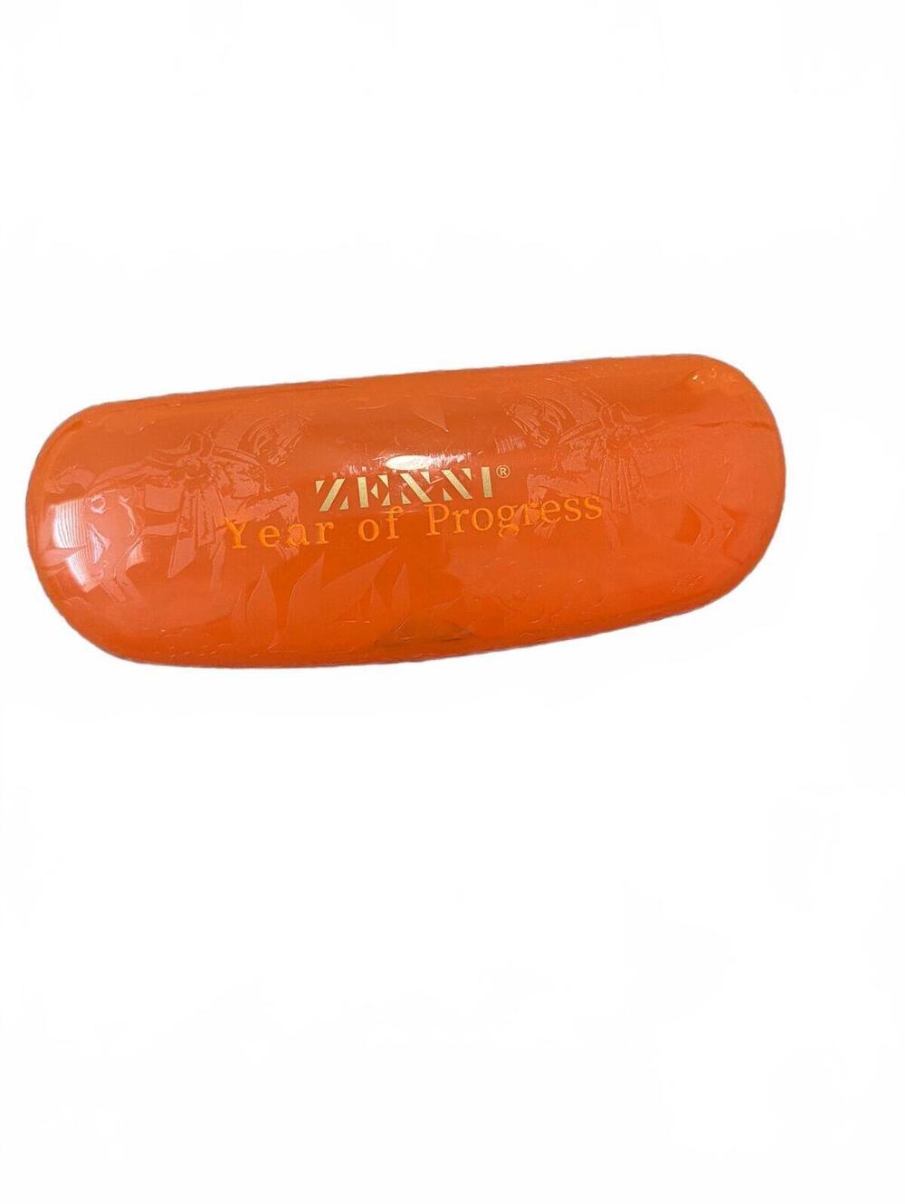 Zenni Orange Eyeglass Case Year of Progress